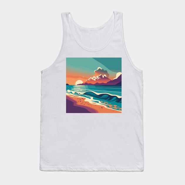 Summer Tshirt Tank Top by Seven Seven t